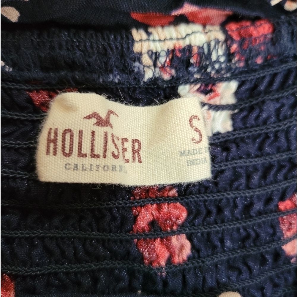 Hollister Floral Sundress Women’s Small – Navy Red White Print - Picture 9 of 9
